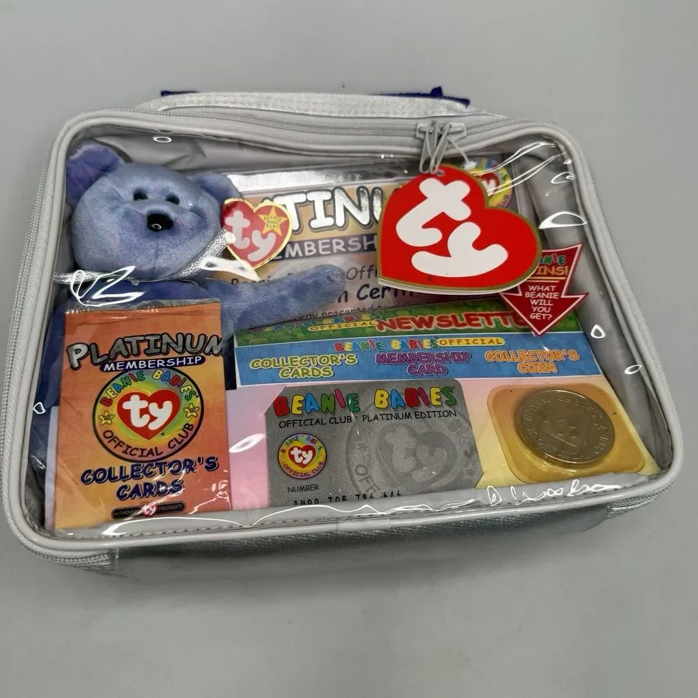 Ty Beanie Babies Platinum Edition Club Kit Sealed Vintage Collectible NEW